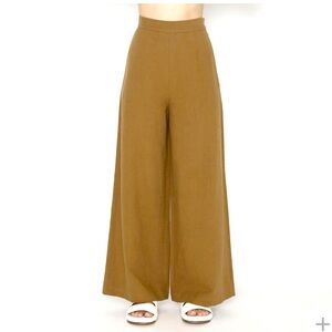 NWT 7115 by Szeki Wide Leg Trousers in Caramel